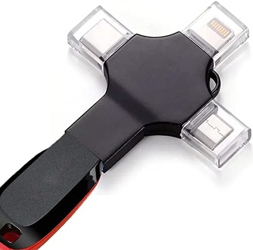 Alternative view of Type-C ve Lightning IPhone IPad USB-C Bellek Dosya Aktarım Çevirici Adaptör
