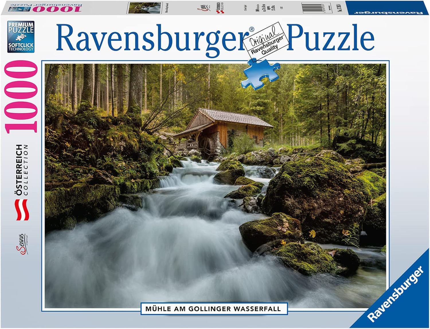1000 Parçalı Puzzle Avusturya Gollinger Şelalesi