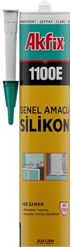 1100E Genel Amaçlı Siyah Silikon 280 gr