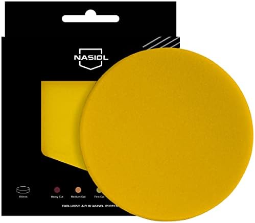 Özel Hava Kanallı Polisaj Pedi Sarı-150 Mm-Yumuşak Polisaj Pasta Cila Süngeri, Detailing, Oto Uygulama Süngeri, Aplikatör Süngeri, Zımpara Ve Parlatma Polisaj Yastığı
