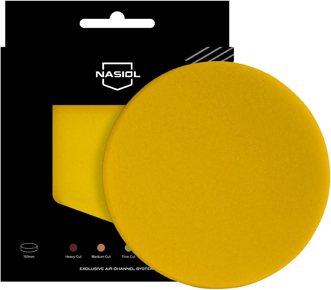 Alternative view of Özel Hava Kanallı Polisaj Pedi Sarı-150 Mm-Yumuşak Polisaj Pasta Cila Süngeri, Detailing, Oto Uygulama Süngeri, Aplikatör Süngeri, Zımpara Ve Parlatma Polisaj Yastığı
