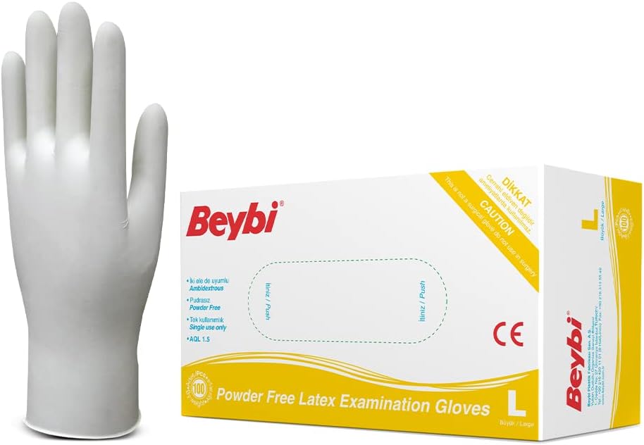 Pudrasız Lateks Eldiven Large Beden