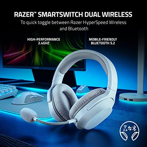 Alternative view of Barracuda X - Kablosuz Çoklu Platform Oyun ve Mobil Kulaklık (SmartSwitch Çift Kablosuz, Ergonomik Tasarım, TriForce 40mm, Kardioid Mikrofon, 50 saat Pil USB-C) Mercury