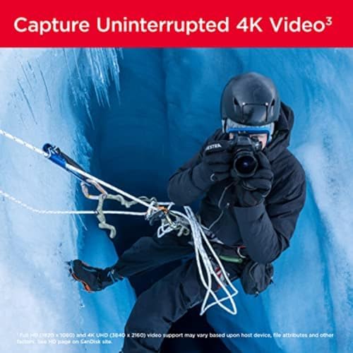 Alternative view of Extreme PRO SDXC UHS-I hafıza kartı 64 GB (V30, aktarım hızı 200 MB/sn, U3, 4K UHD videolar, QuickFlow teknolojisi, ısıya dayanıklı)