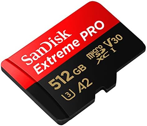 512 GB Extreme PRO microSDXC Kart + SD Adaptörü + RescuePRO Deluxe, 200 MB/sn'ye kadar, A2 Uygulama Performansı, UHS-I, Sınıf 10, U3, V30 ile