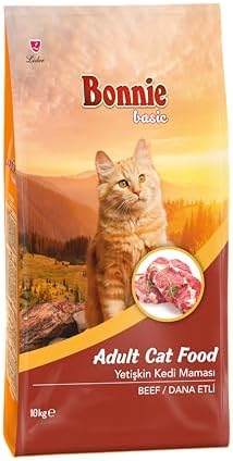 Bonnie Basic Yetişkin Dana Etli Kedi Maması 10 Kg