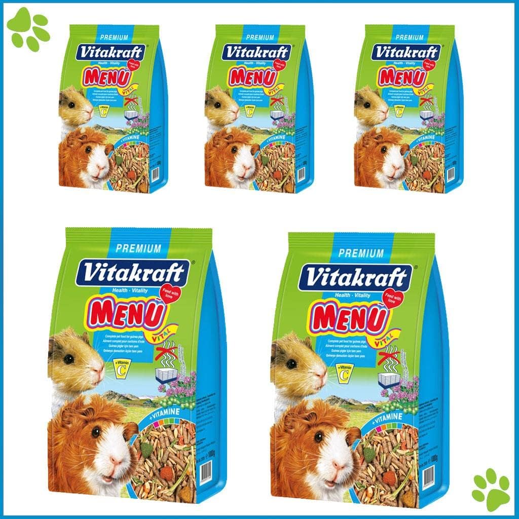 Vitakraft Menu Guinea Pig Yemi Avantajlı Paket 1000gr x 5 Adet