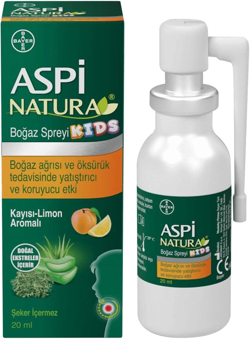 Alternative view of AspiNatura Kids Boğaz Spreyi Kayısı Limon 20 ml