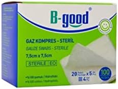 Alternative view of B-GOOD Gaz Kompres 7,5cm X 7,5cm 100 Lü