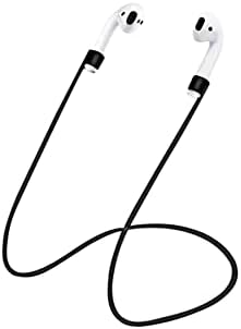 ile Uyumlu Kulaklık Askısı Boyunluk Aparatı Mıknatıslı AirPods Uyumlu Kulaklık Askısı (Siyah)