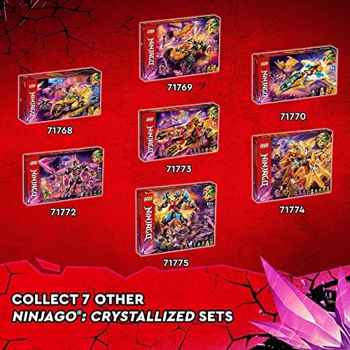 Kristal Kral Tapınağı Aksiyon Oyun Seti, 71771 Çocuklar için Yapılabilir Oyuncak,, Zane, Kai ve Jay Minifigürleri ile 8 Artı Yaşında