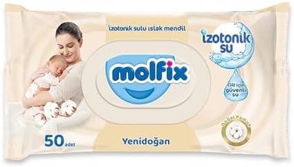Alternative view of Molfix Yenidoğan İzotonik Sulu Islak Havlu 150 Yaprak