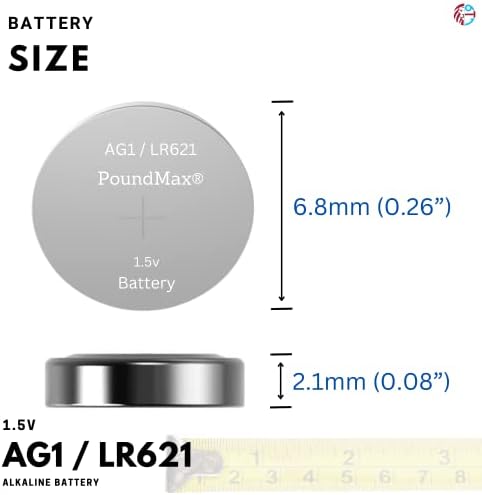 10 Adet AG1(LR621,LR60,364) 1.5V alkalin düğme pil