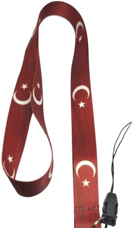 Alternative view of Şanlı Türk Bayrağı Boyun ipi Telefon Askısı