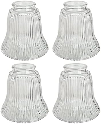 Alternative view of Aspen 23080-4A Geçişli Şeffaf Fitilli Tavan Vantilatörü Yedek Cam Gölge, 6,5 cm Takıcı, 10,6 cm Çap x 10,16 cm Yükseklik, 4 Paket