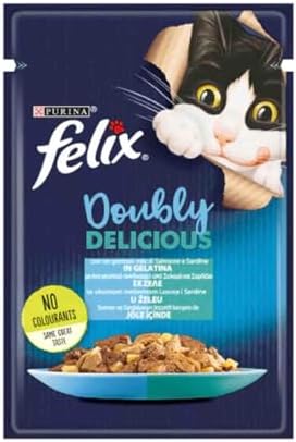 Alternative view of Felix Çifte Lezzet Somon & Sardalya Kedi Yaş Mama 85 gr