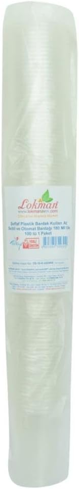 Alternative view of Şeffaf Plastik Bardak Kullan At Sebil ve Otomat Bardağı 180 Ml lik 100 lü 1 Paket