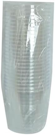 Lüks Kristal Bardak Sert Plastik Çay Kahve Su Otomat Bardağı 180 Ml 25 li 1 Paket