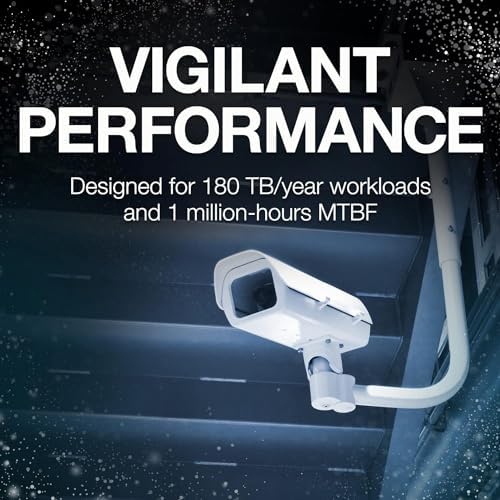 Alternative view of SkyHawk, 4 TB, Dahili Sabit Disk, 3,5" SATA 6 Gb/s, 256 MB Önbellek, DVR NVR Gözetleme Sistemi için, Video Depolama için, 3 yil Dahili Rescue Services (ST4000VX016)