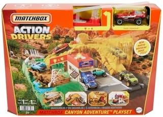 Alternative view of Matchbox Aksiyon Sürücüleri Oyun Seti Işıklı Ve Sesli Kanyon Macerası