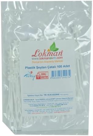 Plastik Cips Börek Tatlı Şeytan Çatalı Beyaz 100 Adet Paket