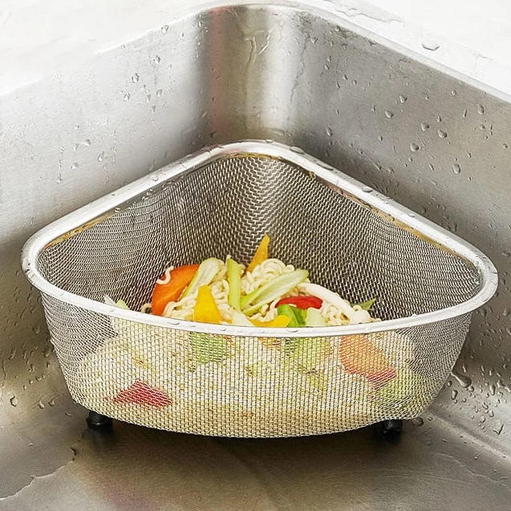 Alternative view of Paslanmaz Çelik Ayaklı Lavabo Çöp Süzgeci 18x13x10 Cm | Paslanmaz Çelik Ayaklı Lavabo Çöp Süzgeci - Hijyenik ve Pratik Çöp Süzme Çözümü!