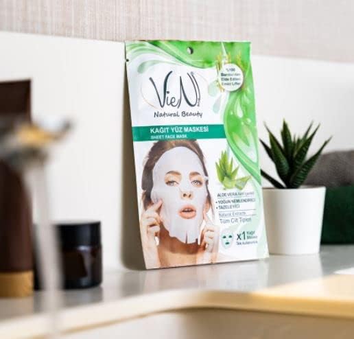 Aloe Içerikli Kağit Yüz Maskesi
