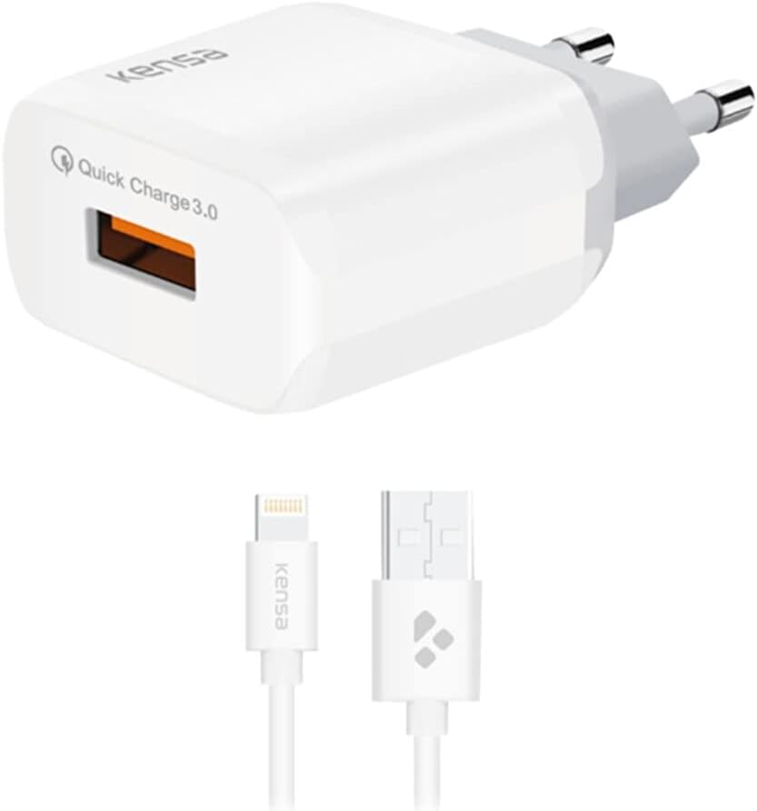 Alternative view of Lightning Usb Girişli 3.0 Hızlı Şarj Aleti, Yüksek Hızda Şarj Eder. Güvenli Şarj için Akım Korumalı, Telefonunuzu Tanır ve Maksimum Hızda Şarj Eder. Lightning Girişli Cihazlar İçin Uyumlu