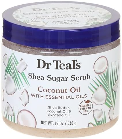 Dr.Teal's Shea Sugar Scrub Coconut Oil Vücut Şeker Peeling 538GR