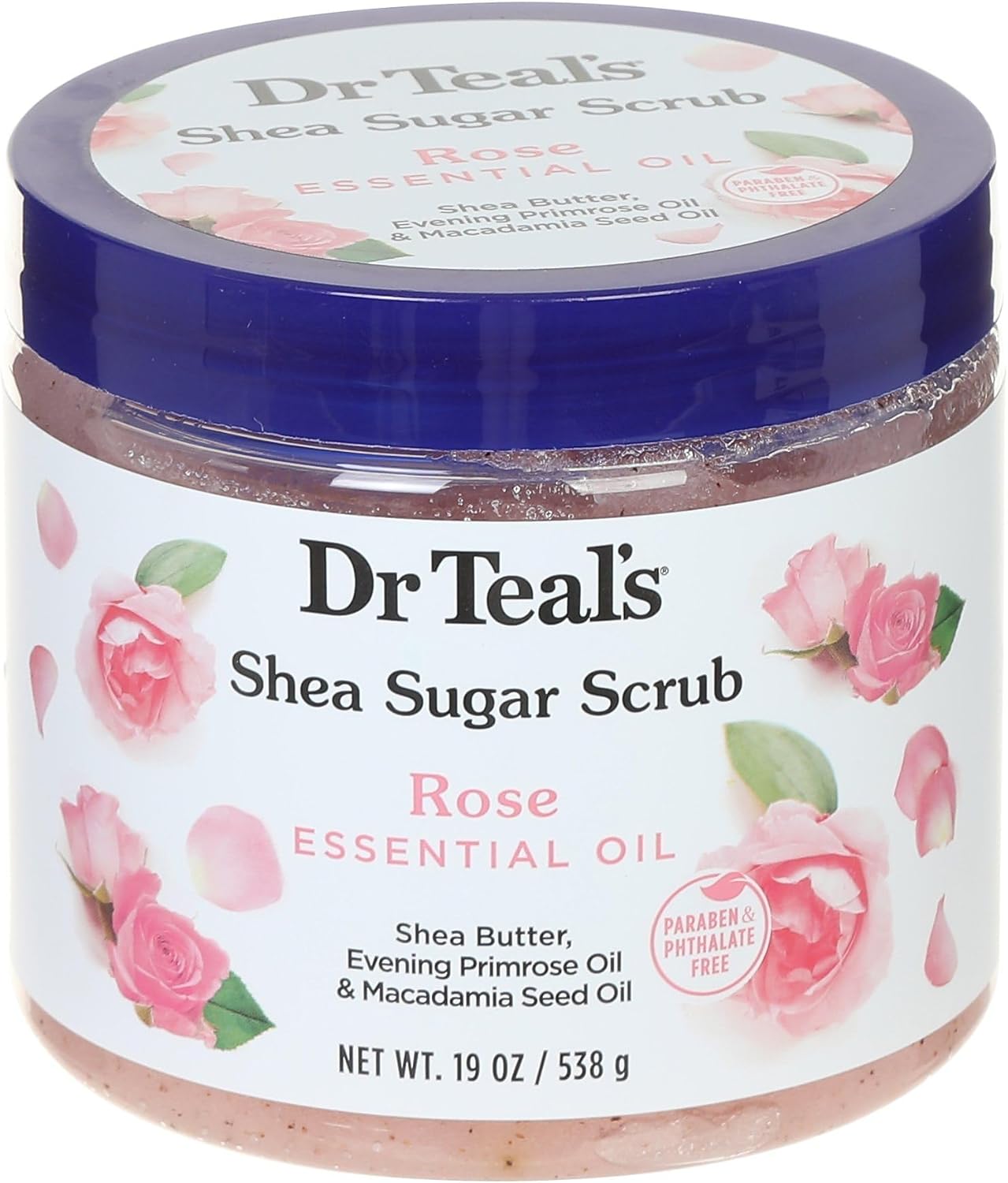 Alternative view of Dr.Teal's Shea Sugar Scrub Rose Vücut Şeker Peeling 538GR
