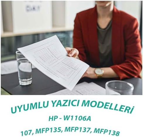 Alternative view of YSY MFP 135w 106A 107w 107a - 1000(1K) Sayfa Verimli 137,138 Muadil Toner