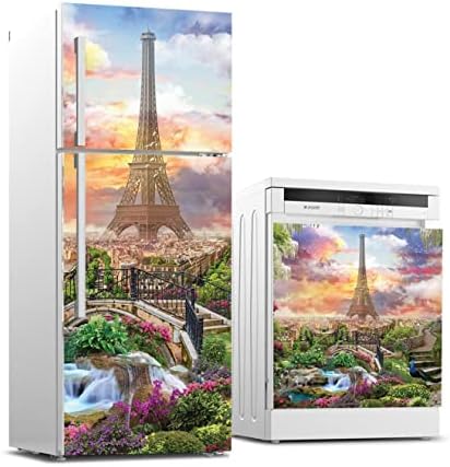 Buzdolabı ve Bulaşık Makinası Beyaz Eşya Kaplama Paris Kolaj