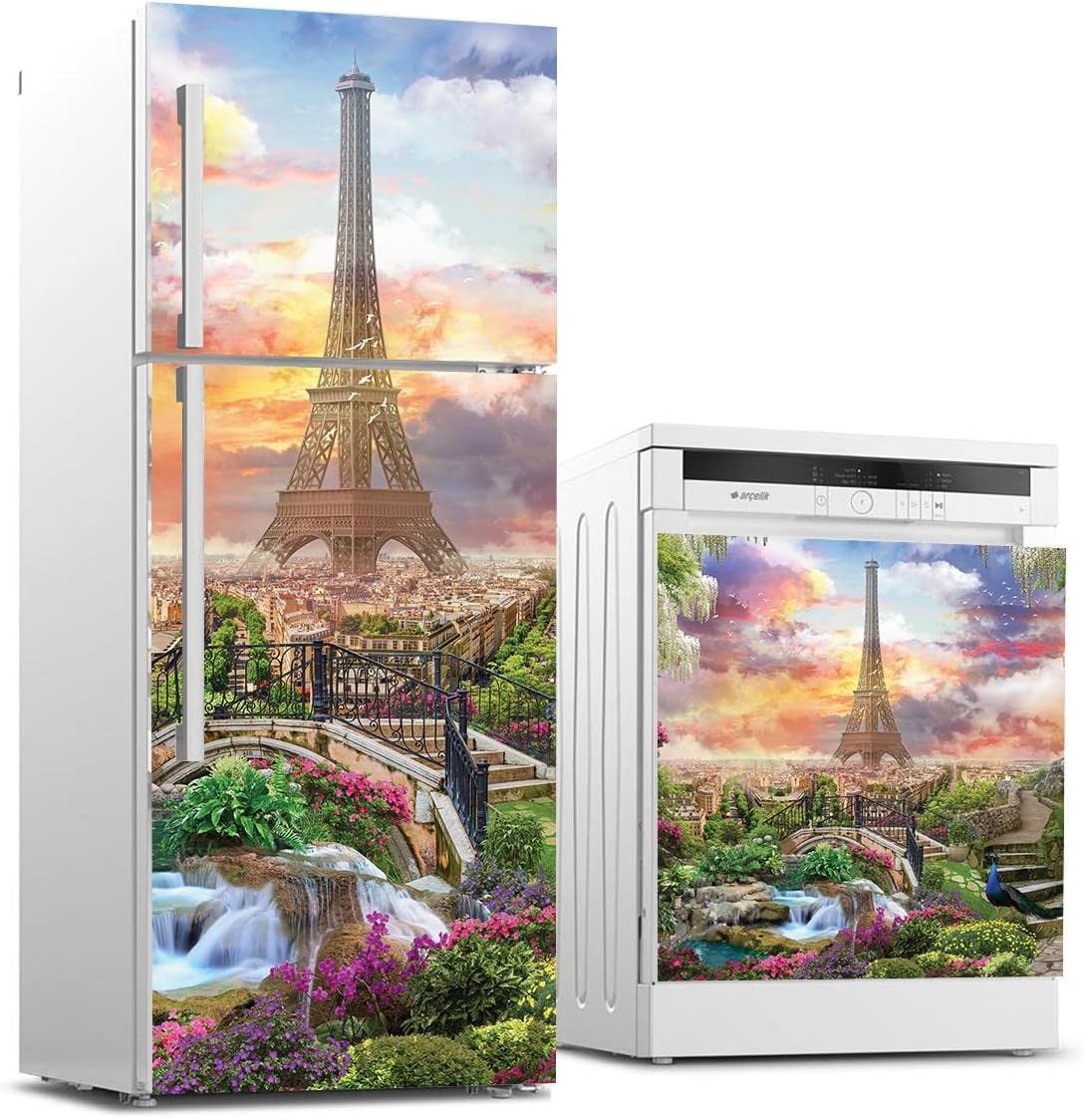 Alternative view of Buzdolabı ve Bulaşık Makinası Beyaz Eşya Kaplama Paris Kolaj