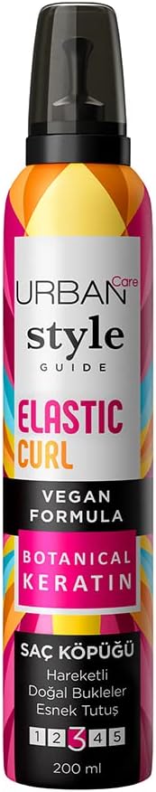 Style Guide Elastic Curl Doğal Görünüm Sağlayan Saç Köpüğü- Esnek Tutuş 200 ml- Vegan