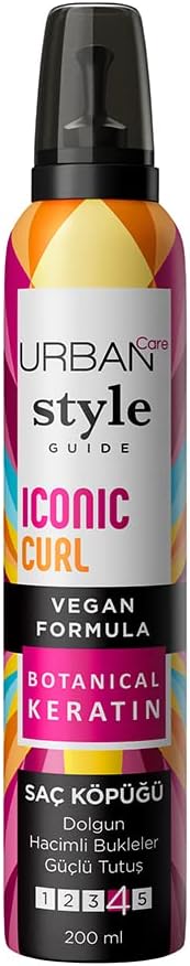 Style Guide Curl Hacimli Bukleler Sağlayan Saç Köpüğü- Güçlü Tutuş 200 ml- Vegan