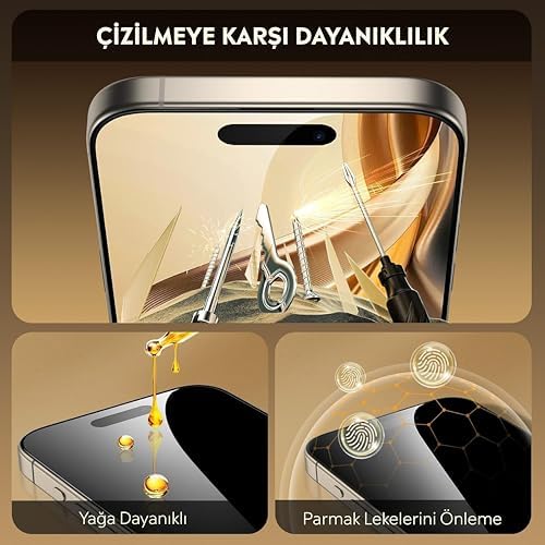 Alternative view of 13 Privacy Hayalet Cam Tam Ekran Temperli Koruyucu