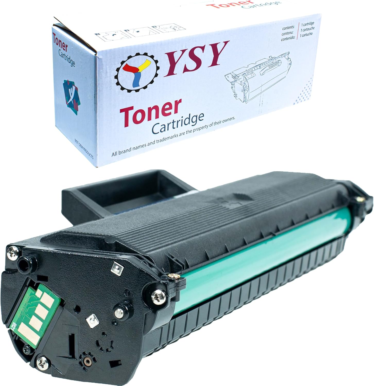 YSY ml1660 ml1665 MLT-D104S ml1670 ml1675 1500 (1.5K) Sayfa Verimli Çipli Muadil Toner (Siyah)