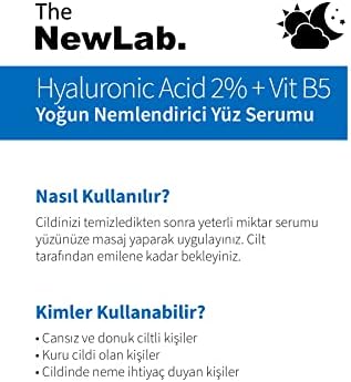 Alternative view of the newlab. Yoğun Nemlendirici Hyalüronik Asit Serum 2% + Vit B5 30 ml