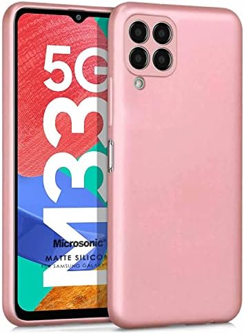 Silicone Galaxy M33 için Kılıf Rose [Galaxy M33 ile Uyumlu Kılıf - Rose ]