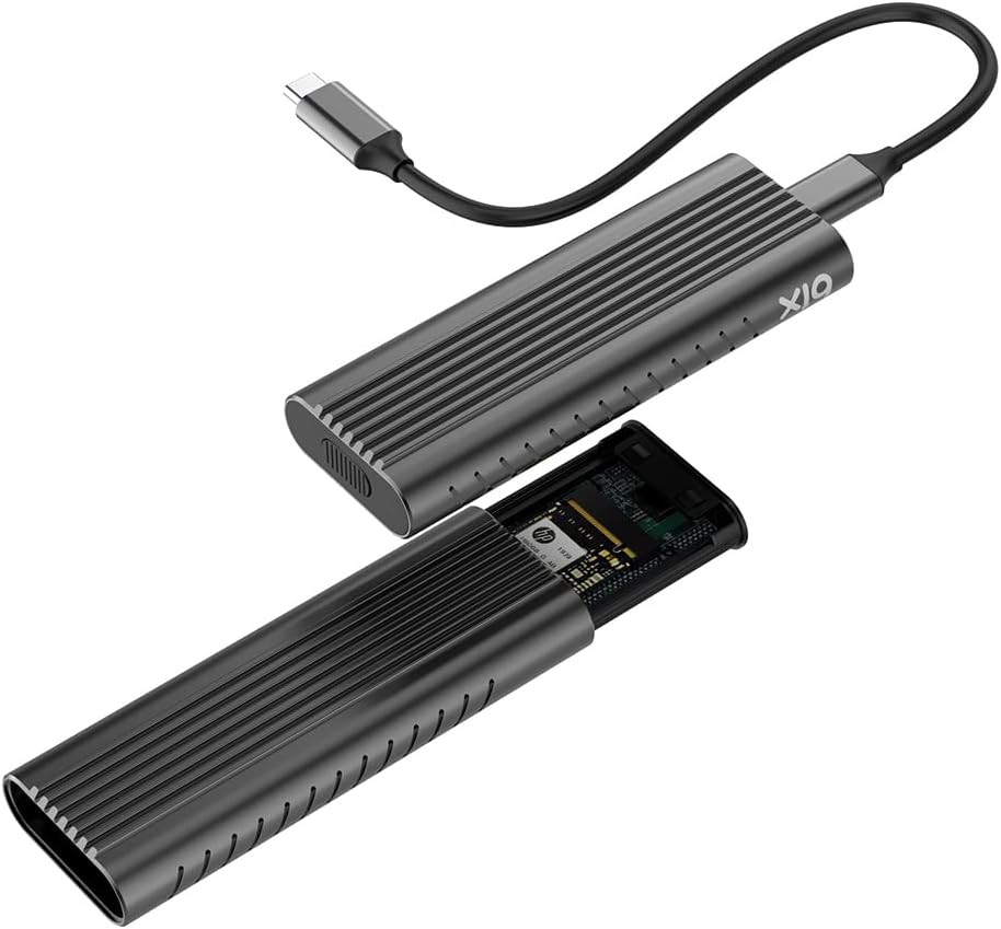 Alternative view of Bix BX05HD Aluminyum Kasa Type-C 3.1 Gen2 to PCIe NVMe M.2 SSD Disk Kutusu 2230 /2242 / 2260 / 2280 SSD'ler ile Uyumlu