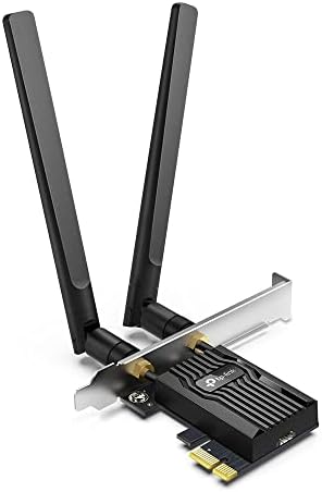 Alternative view of Archer TX55E, AX3000 Wi-Fi 6 Bluetooth 5.2 PCIe Ağ Kartı, İki Anten, Özel Soğutucu, 1024-QAM, Ultra Düşük Gecikme, Intel Wi-Fi 6 Yonga Seti, Windows 10/11'i Destekler