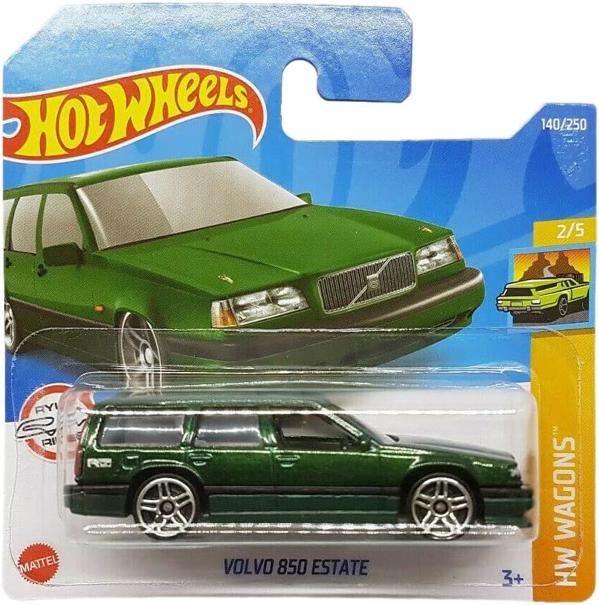 Alternative view of - 850 Estate - HW Wagons 2/5 - HCV21 - Short Card - koyu yeşil - Ryu´s Rides - Mattel 2022