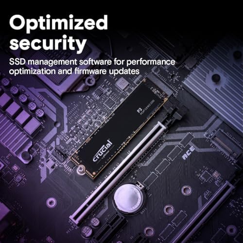 Alternative view of P3 1TB PCIe Gen3 3D NAND NVMe M.2 SSD, 3500 MB/s'ye kadar - CT1000P3SSD8