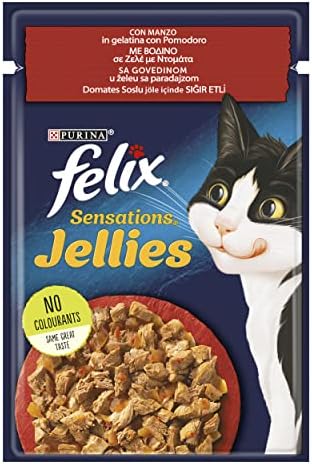 Alternative view of Felix Sensation Sığır & Domatesli Kedi Yaş Mama 85 Gr