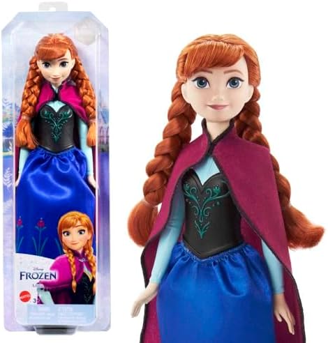 Alternative view of Mattel Karlar Ülkesi Anna Bebek Karlar Ülkesi Anna bebek ve aksesuarlar, filmden esinlenen oyuncak HLW49