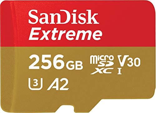 Alternative view of Extreme microSD UHS I Card 256GB for 4K Video on Smartphones, Action Cams & Drones 190MB/s Read, 130MB/s Write.