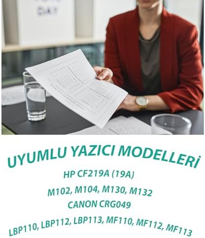 YSY CF219A(19A) & CAN. CRG-049 M102 M104 M130 LBP110 LBP112 MF110 MF112 12000(12K) Sayfa Verimli Unitesi
