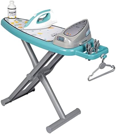 Alternative view of 330121, Oyuncak Buhar İstasyonlu Ütü Masası, Krick-Crack Mekanik Düğmeli, Oyuncak Giysi Asılabilir, Ironing Board & Steam Iron