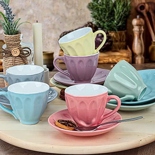 Soft Çay Fincan Takımı 12 Parça 6 Kişilik