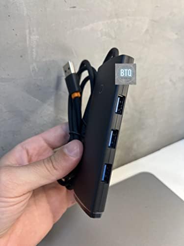 Lite 4nanü 1 Arada Multifonksiyonal USB-A Hub Şarj İstasyonu- Siyah